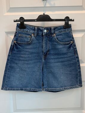H&M High Ride Denim Shorts